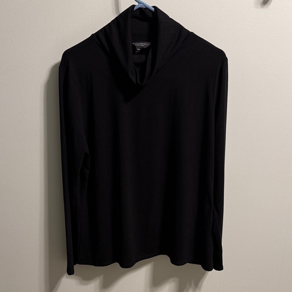 Investments Tops - Investments Petites Black Turtleneck XL NWT